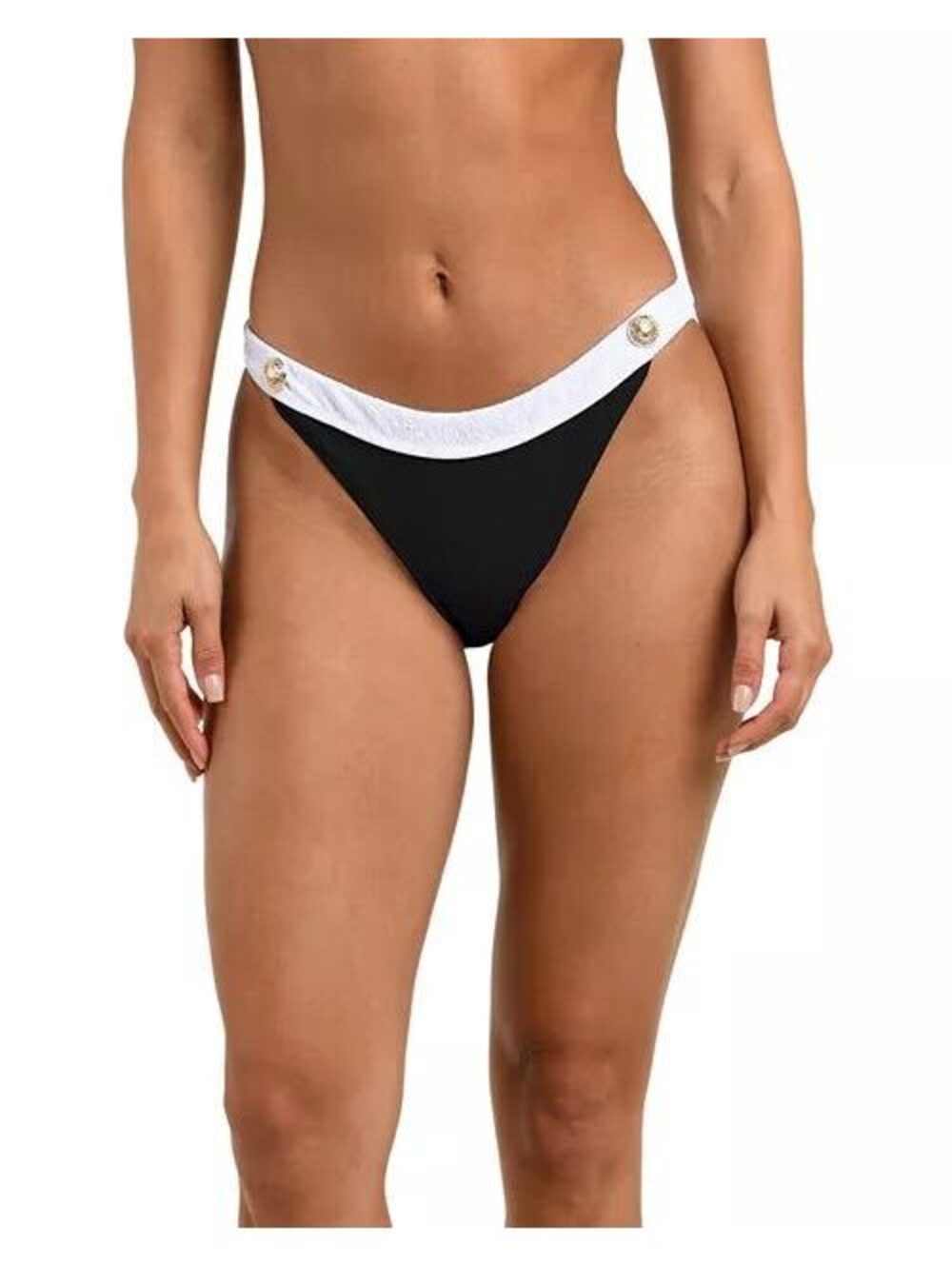 L'AGENCE Jean Colorblocked Chic Bikini Bottom